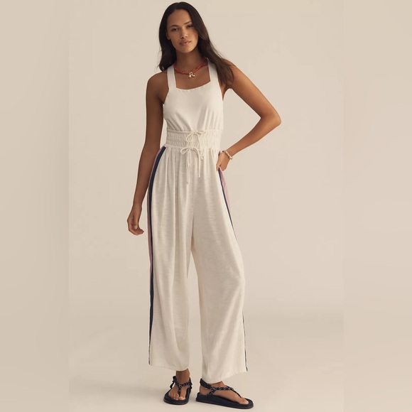 Daily Practice Pants - Anthropologie Daily Practice Relaxed Colorblock Jumpsuit Casual Lightweight XS
